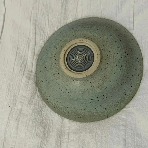 NEW - Hand Made  Blue/Green Artisan Bowl - Picture 2 of 3
